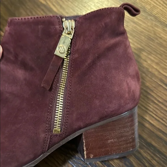 **Tommy Hilfiger Burgundy Ankle Boots** - Picture 5 of 5